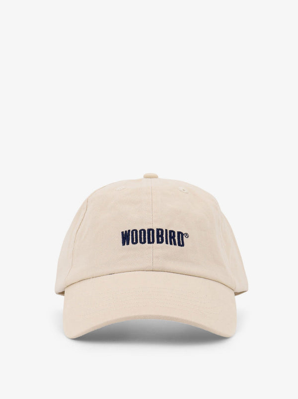 Cotton baseball hat with embroidered logo