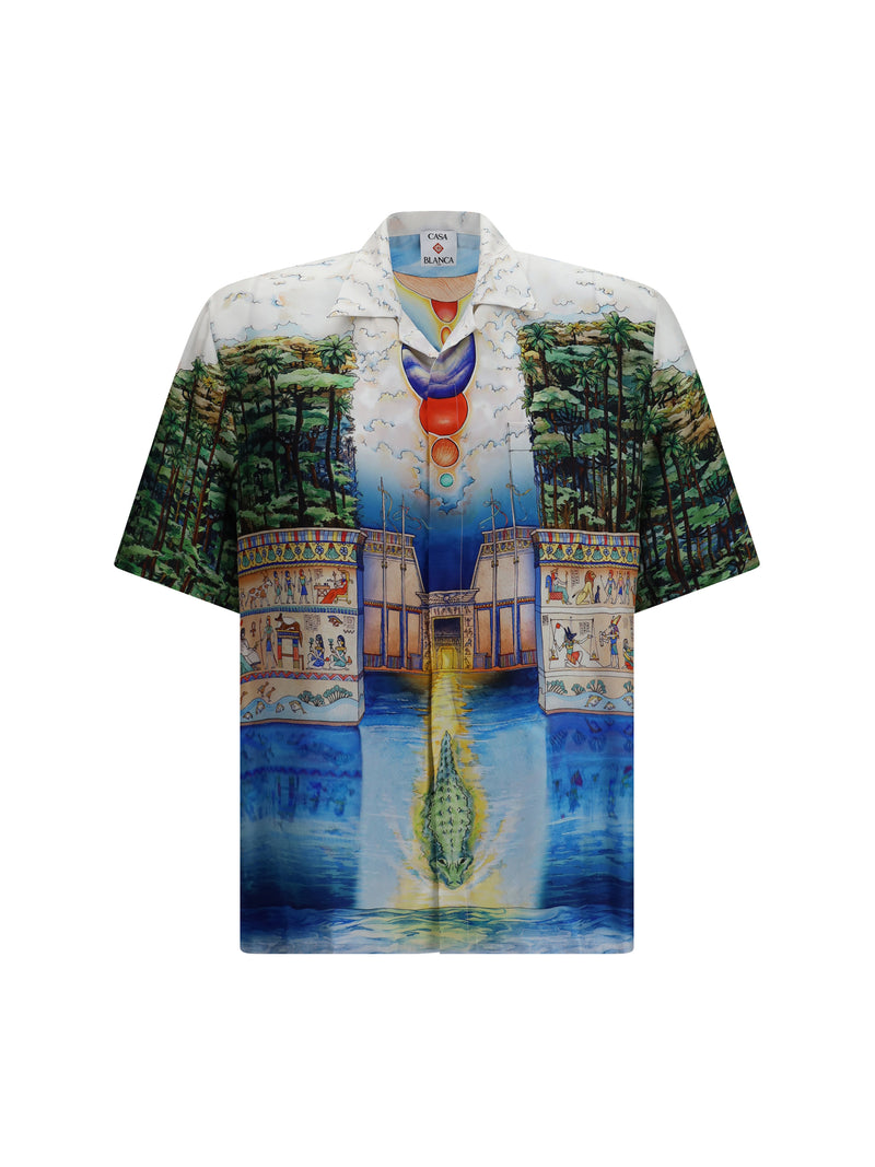 Casablanca Casablanca Trompe L’oeil Printed Shirt - World Class Fashion