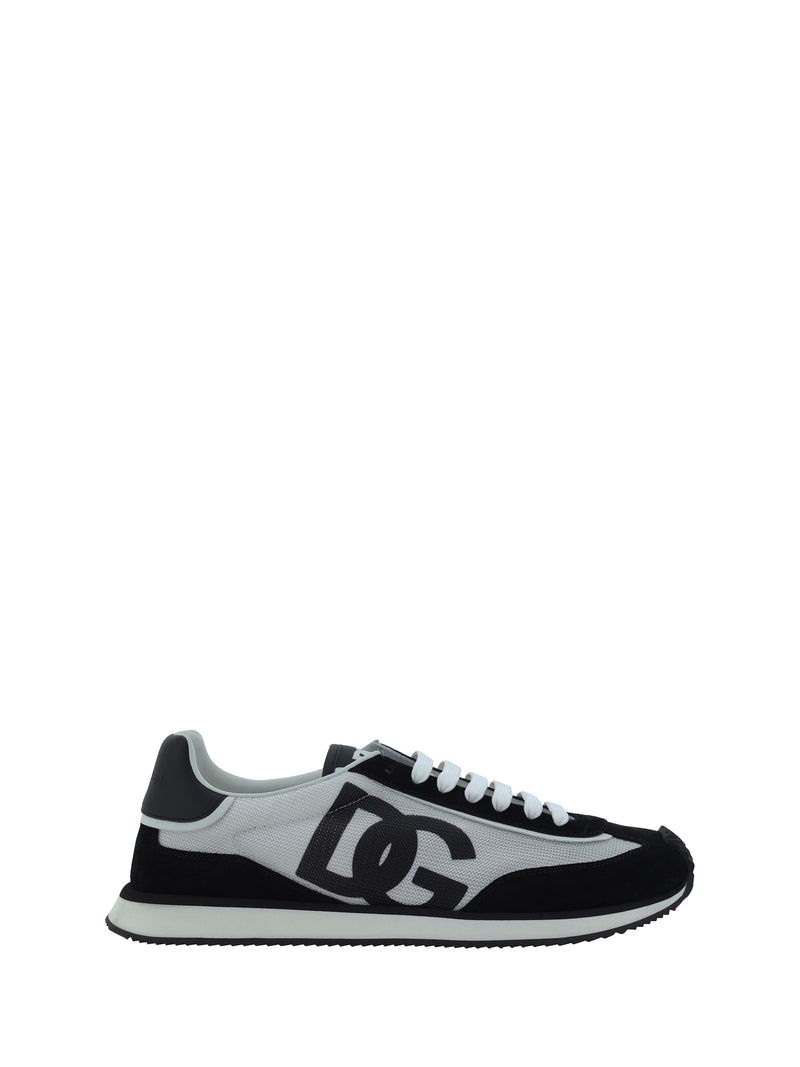 Dolce & Gabbana Dolce & Gabbana DG Aria Sneakers White/Black - World Class Fashion