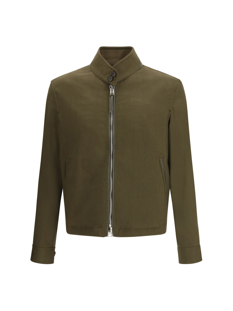 Tom Ford Tom Ford Harrington Jacket Green Wood - World Class Fashion