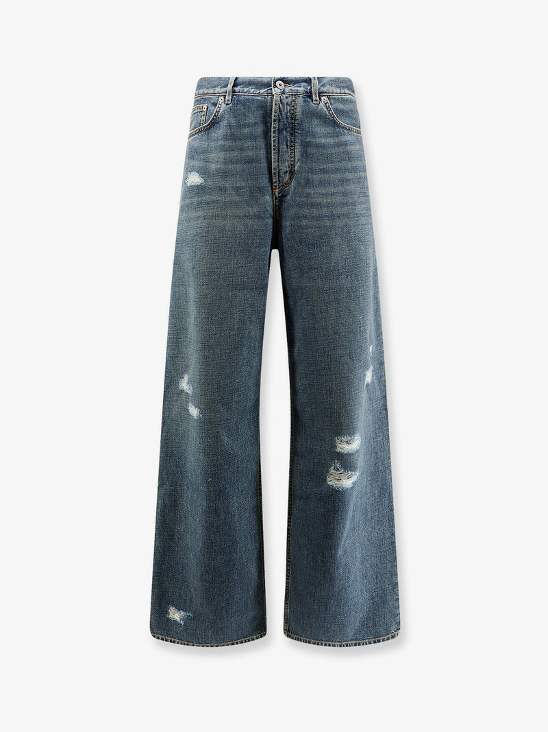 Dior Jeans vaqueros azules de hombre Dior con efecto desgastado - World Class Fashion