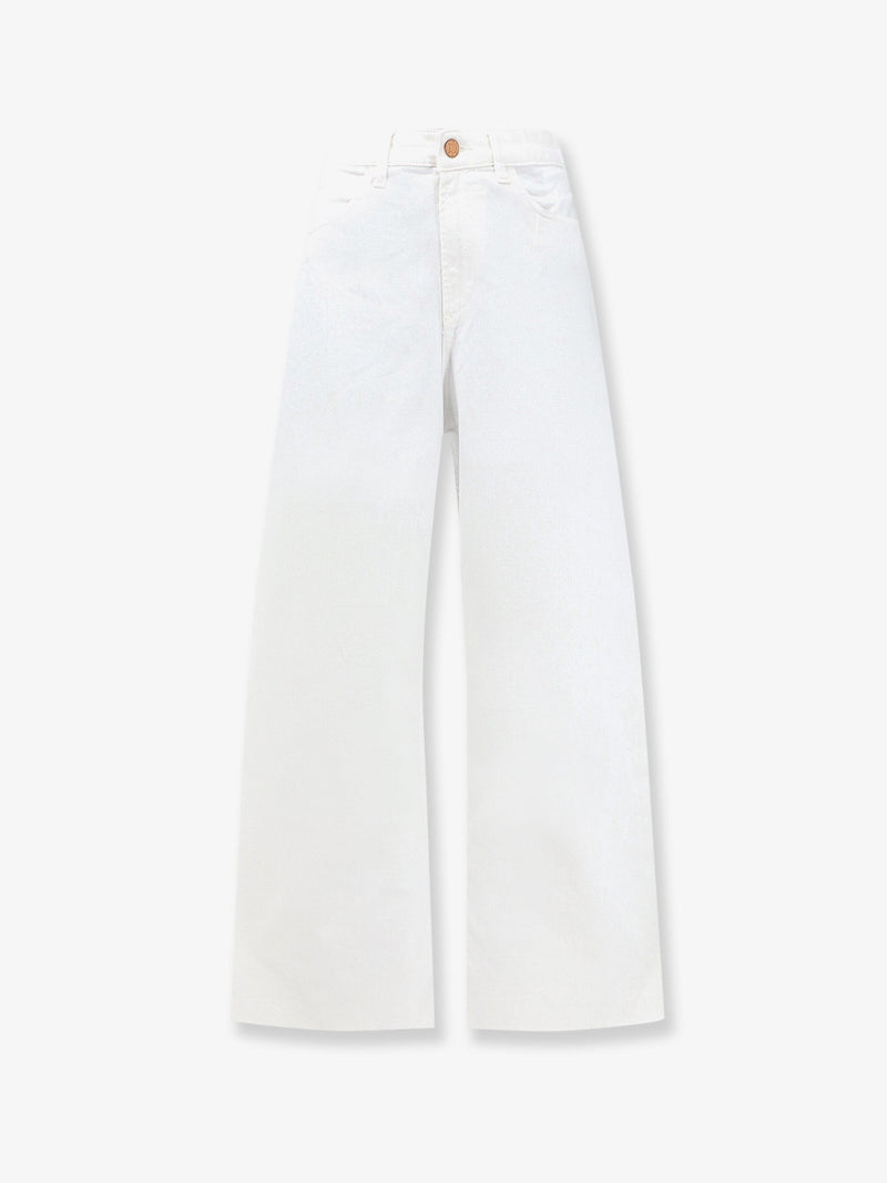 3x1 Pantalones 3x1 Hellen de mezclilla blancos - World Class Fashion