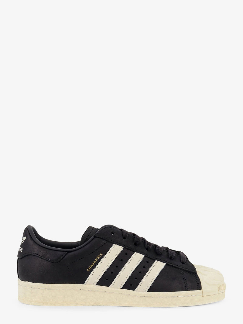 Adidas X Willy Chavarria Adidas X Willy Chavarria Zapatillas Superstar de Piel Negras - World Class Fashion