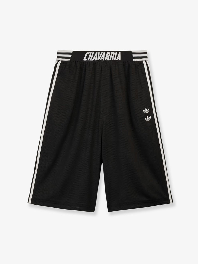 Adidas X Willy Chavarria Adidas X Willy Chavarria Recycled Nylon Bermuda Shorts Black - World Class Fashion