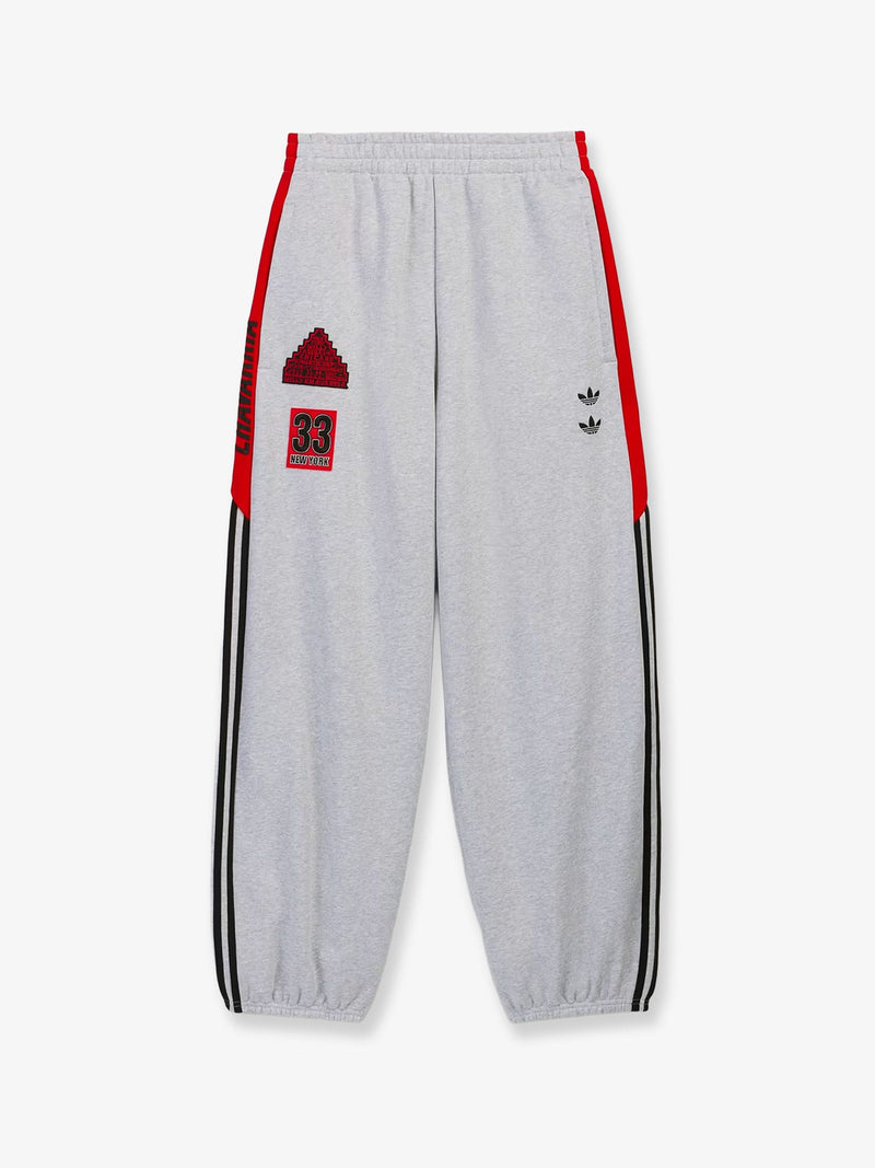 Adidas X Willy Chavarria Adidas X Willy Chavarria Cotton Blend Trousers Grey - World Class Fashion