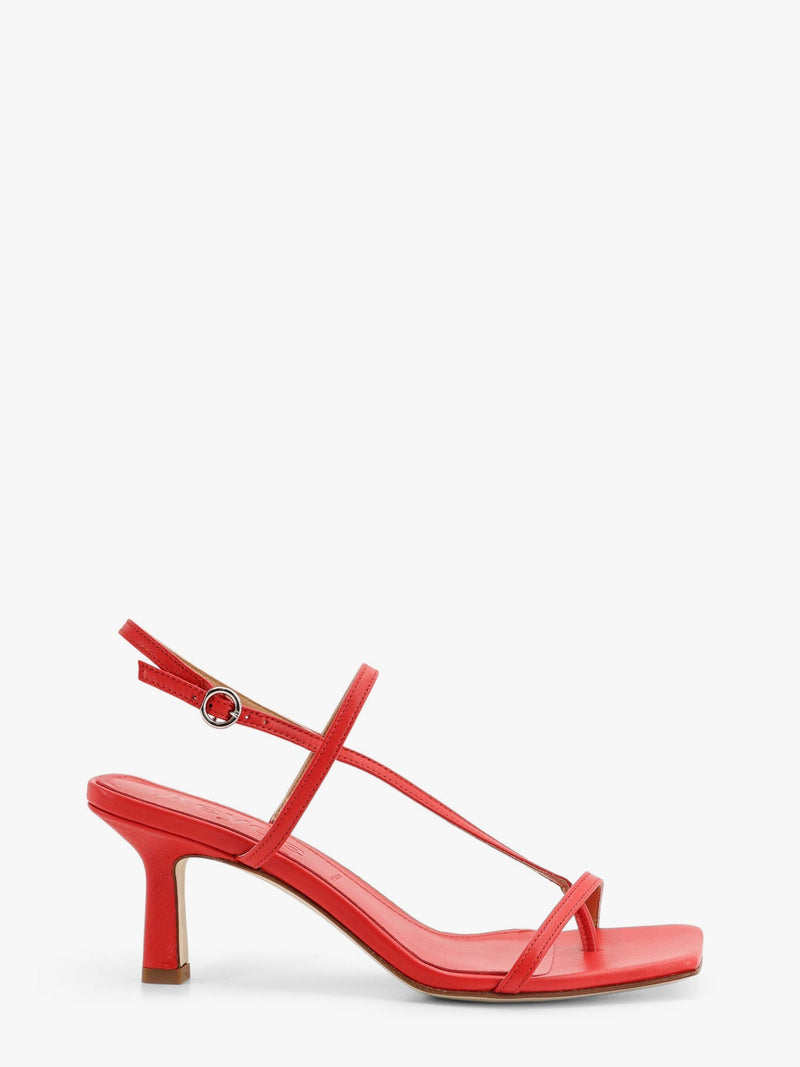 Aeyde Aeyde Elise Leather Thong Sandals Red - World Class Fashion