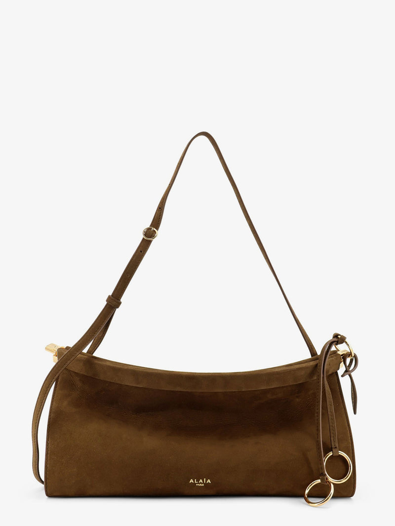 Alaia Bolso de hombro Alaia East West de piel verde - World Class Fashion