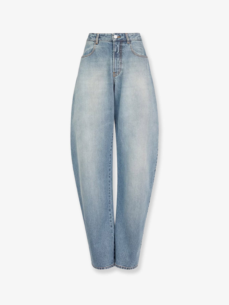 Alaia Alaia Faded Blue Denim Jeans Women - World Class Fashion