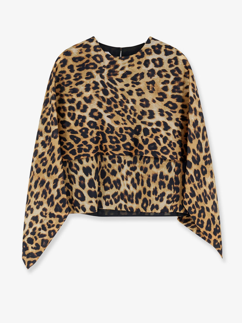 Alberta Ferretti Alberta Ferretti Silk Shirt Animal Print Women - World Class Fashion