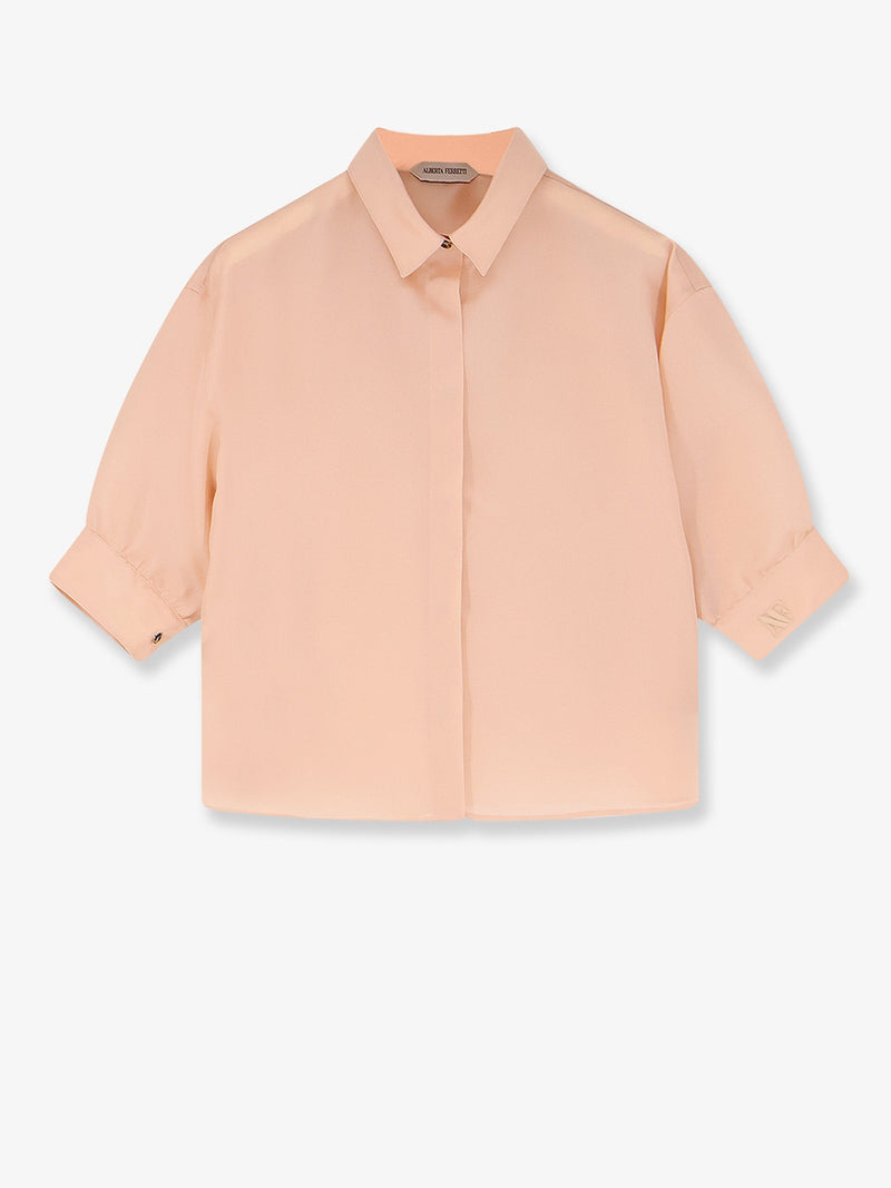 Alberta Ferretti Alberta Ferretti Silk Shirt Pink Women - World Class Fashion