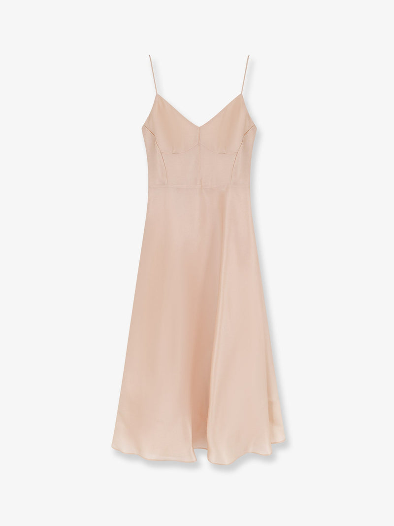 Alberta Ferretti Vestido de seda Alberta Ferretti rosa - World Class Fashion