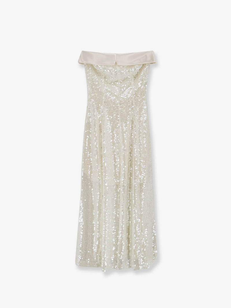 Alberta Ferretti Traje de lentejuelas Alberta Ferretti blanco para mujer - World Class Fashion