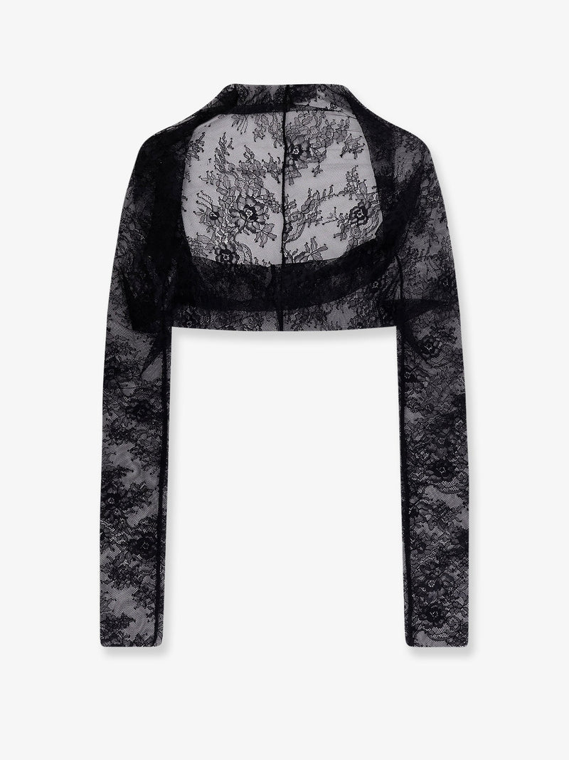 Alberta Ferretti Alberta Ferretti Lace Top Black Women - World Class Fashion