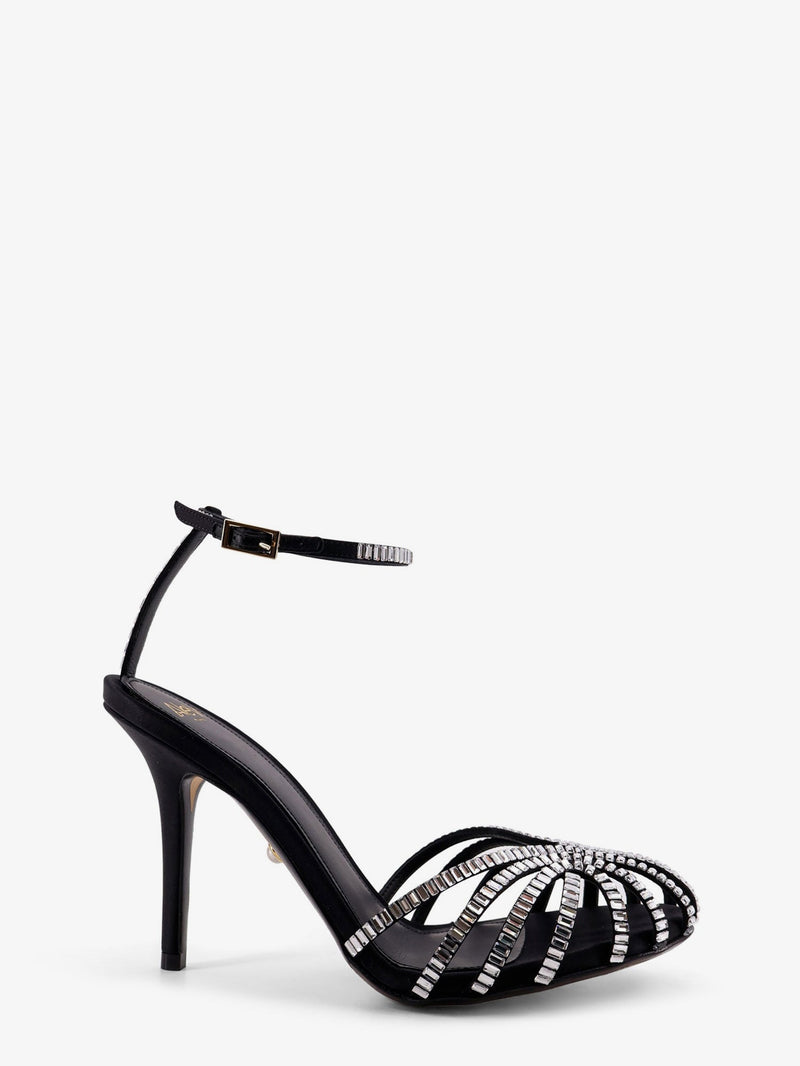 Alevi` Alevi` Penelope Crystal Sandals Black Women - World Class Fashion