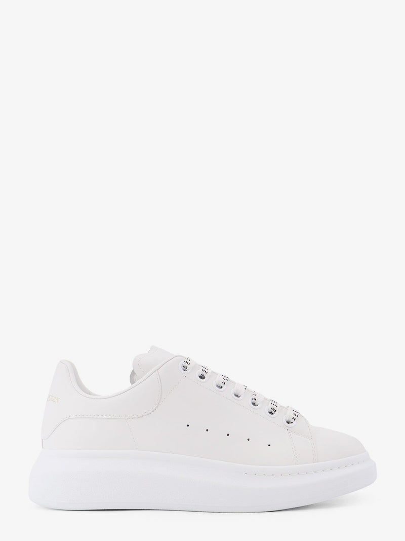 Alexander McQueen Alexander McQueen Zapatillas Bajas de Cuero Blancas - World Class Fashion