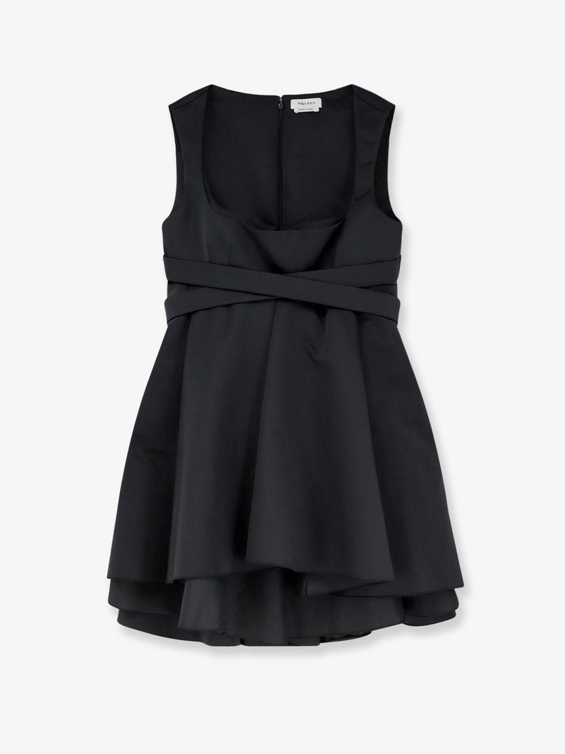 Alexander McQueen Alexander McQueen Taffeta Dress Black Women - World Class Fashion