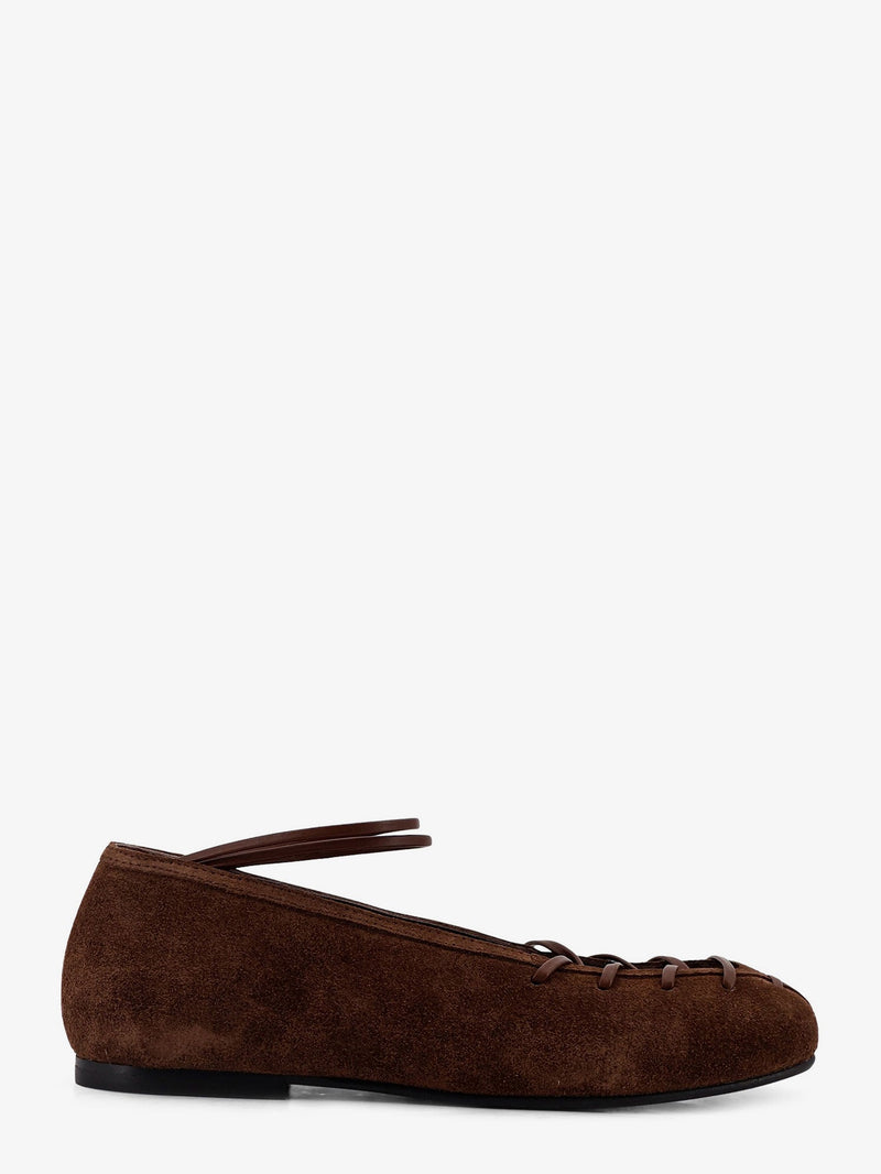 Alohas Bailarinas Alohas Bumi de ante marrones - World Class Fashion