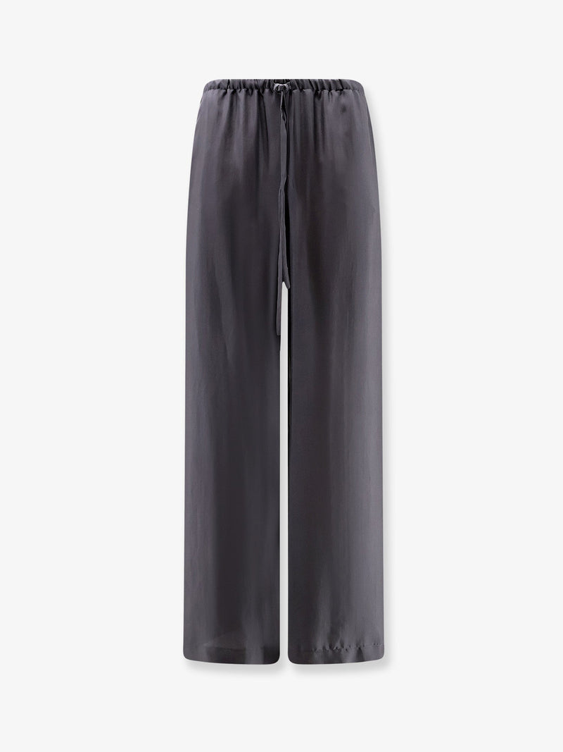 Alysi Alysi Silk Trousers Grey Women - World Class Fashion