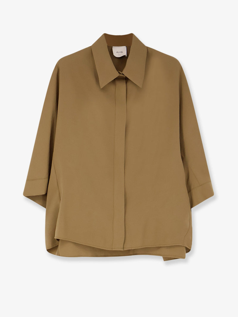 Alysi Alysi Peach Touch Shirt Green Women - World Class Fashion