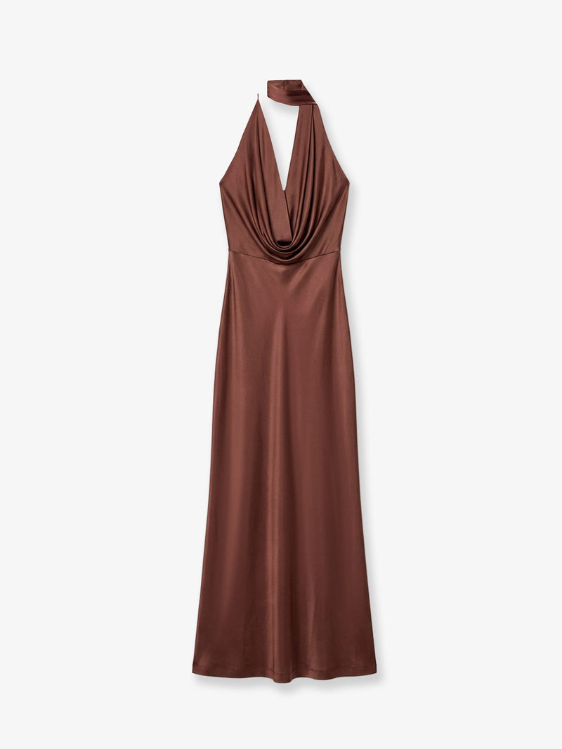 Amazuìn Amazuìn Vestido Vivienne de Punto Cacao - World Class Fashion