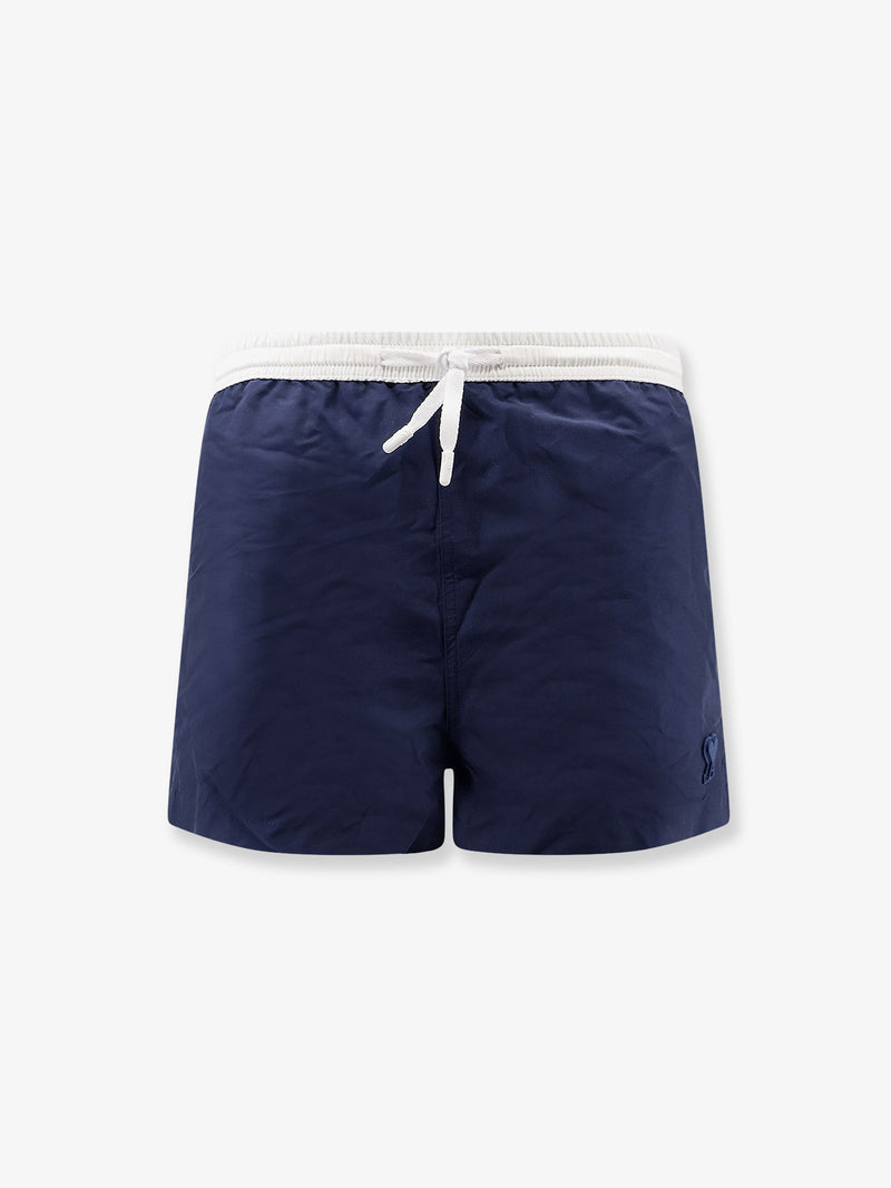 AMI Paris AMI Paris Bañador de Nylon Azul Hombre - World Class Fashion