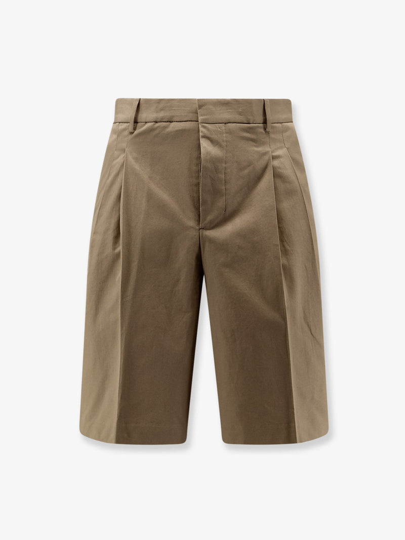 AMI Paris AMI Paris Virgin Wool Shorts Beige Men - World Class Fashion