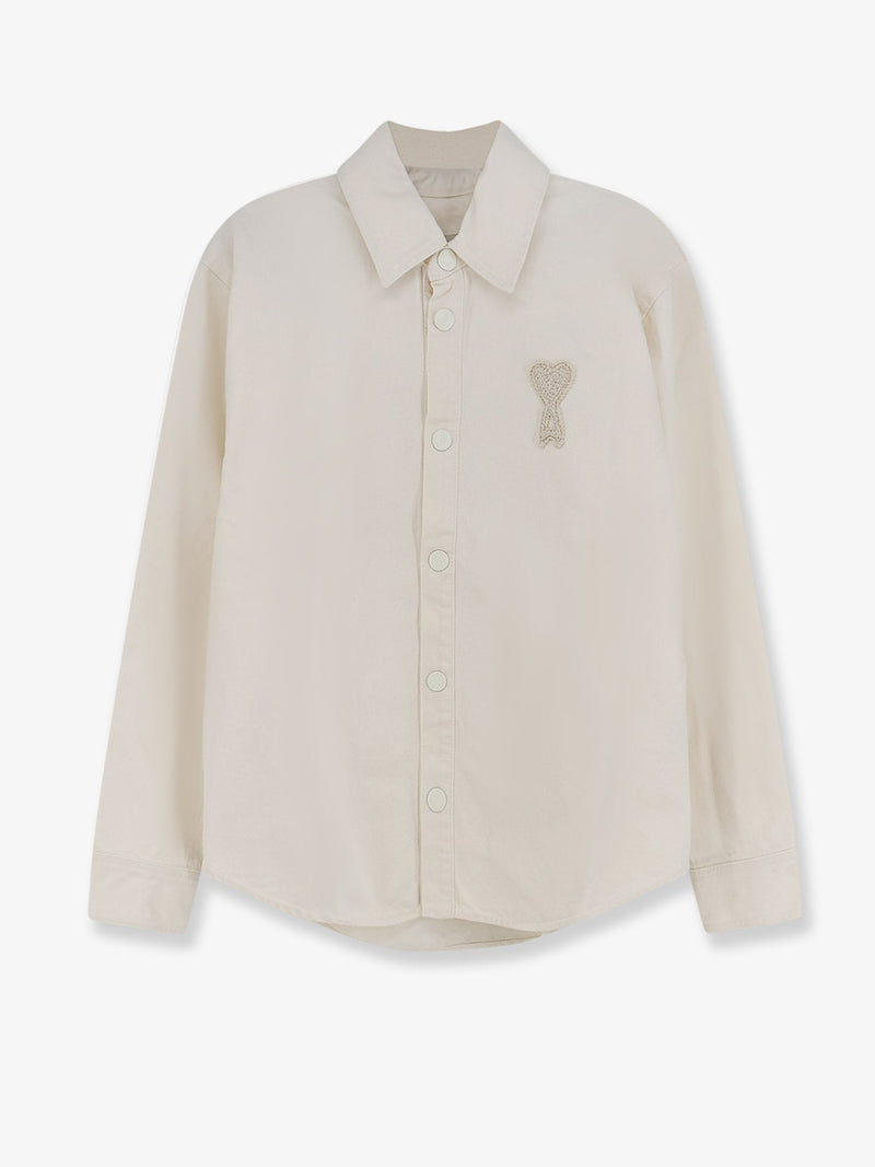 AMI Paris AMI Paris Ami De Coeur Cotton Shirt White - World Class Fashion