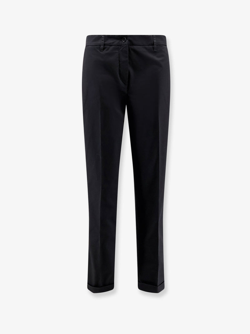 Aspesi Aspesi Cotton Trousers Black Women - World Class Fashion