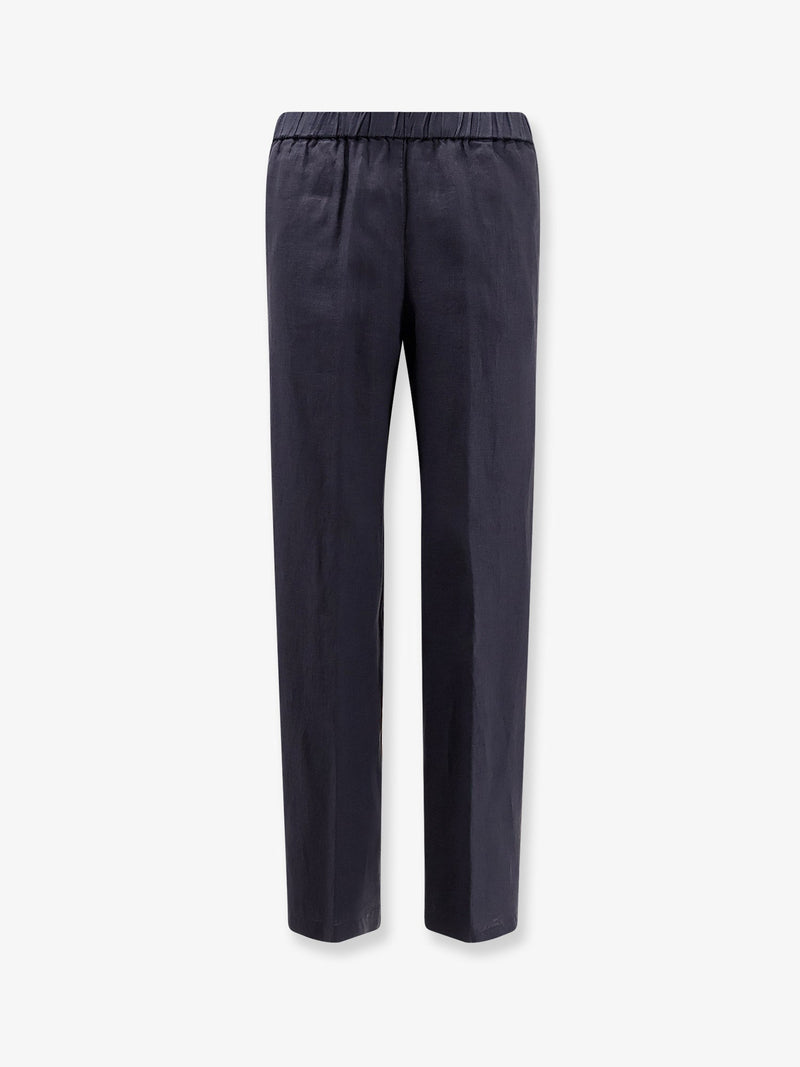 Aspesi Aspesi Linen Trousers Blue Women - World Class Fashion