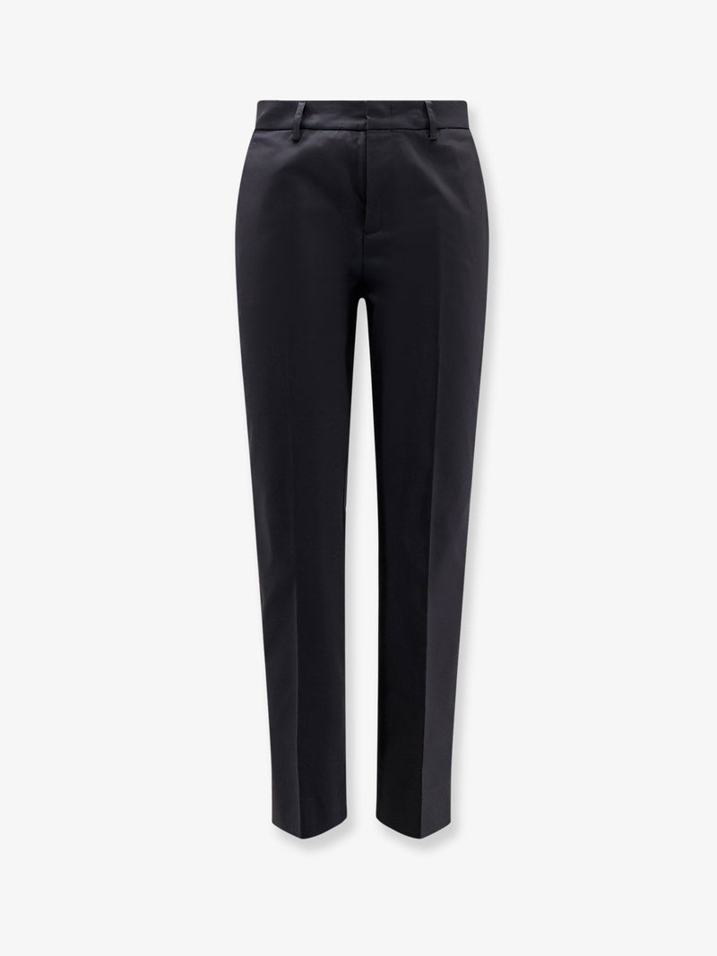 Aspesi Aspesi Stretch Cotton Trousers Black Women - World Class Fashion