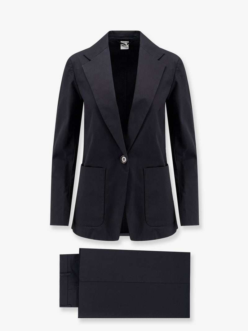 Aspesi Aspesi Stretch Cotton Suit Black Women - World Class Fashion