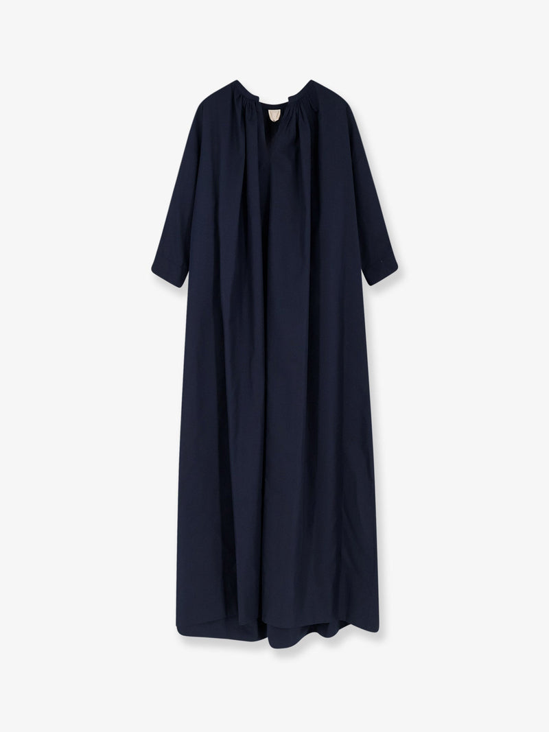 Aspesi Aspesi Cotton Long Dress Blue Women - World Class Fashion