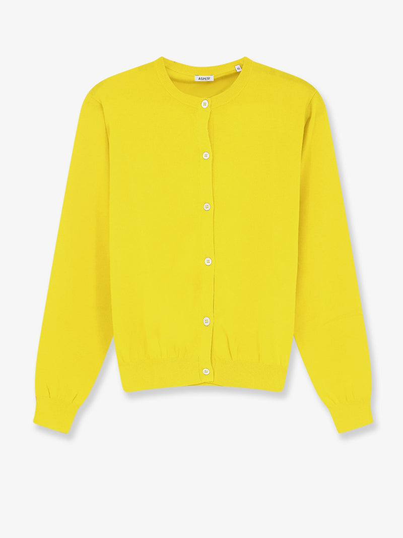 Aspesi Aspesi Cotton Cardigan Yellow Women - World Class Fashion