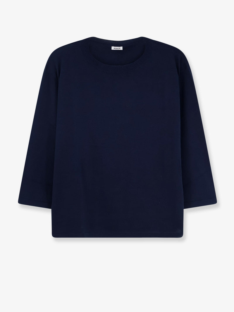 Aspesi Aspesi Cotton Sweater Blue Women - World Class Fashion