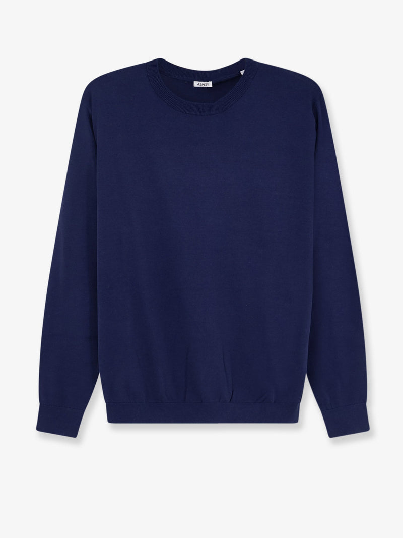 Aspesi Aspesi Cotton Silk Linen Sweater Blue Women - World Class Fashion