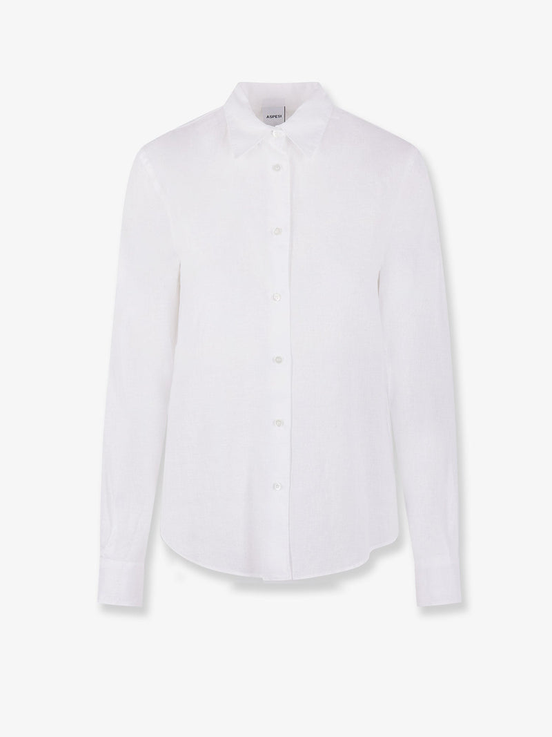 Aspesi Aspesi Linen Shirt White Women - World Class Fashion