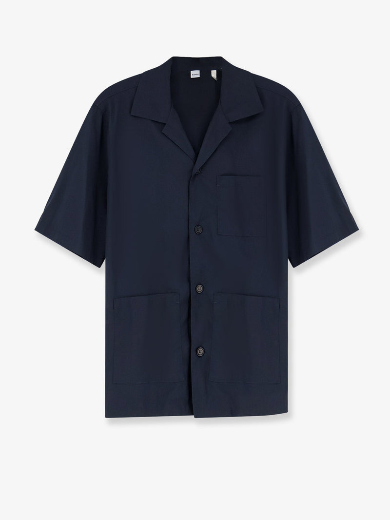 Aspesi Aspesi Ago Cotton Blend Shirt Blue - World Class Fashion