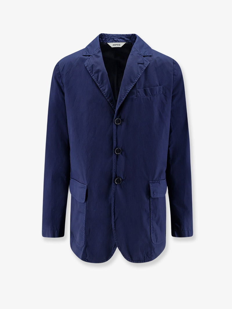 Aspesi Aspesi Dillon Cotton Blazer Blue - World Class Fashion