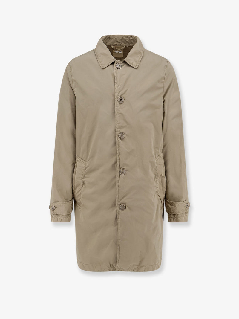 Aspesi Aspesi Lemon Raincoat Beige Men - World Class Fashion