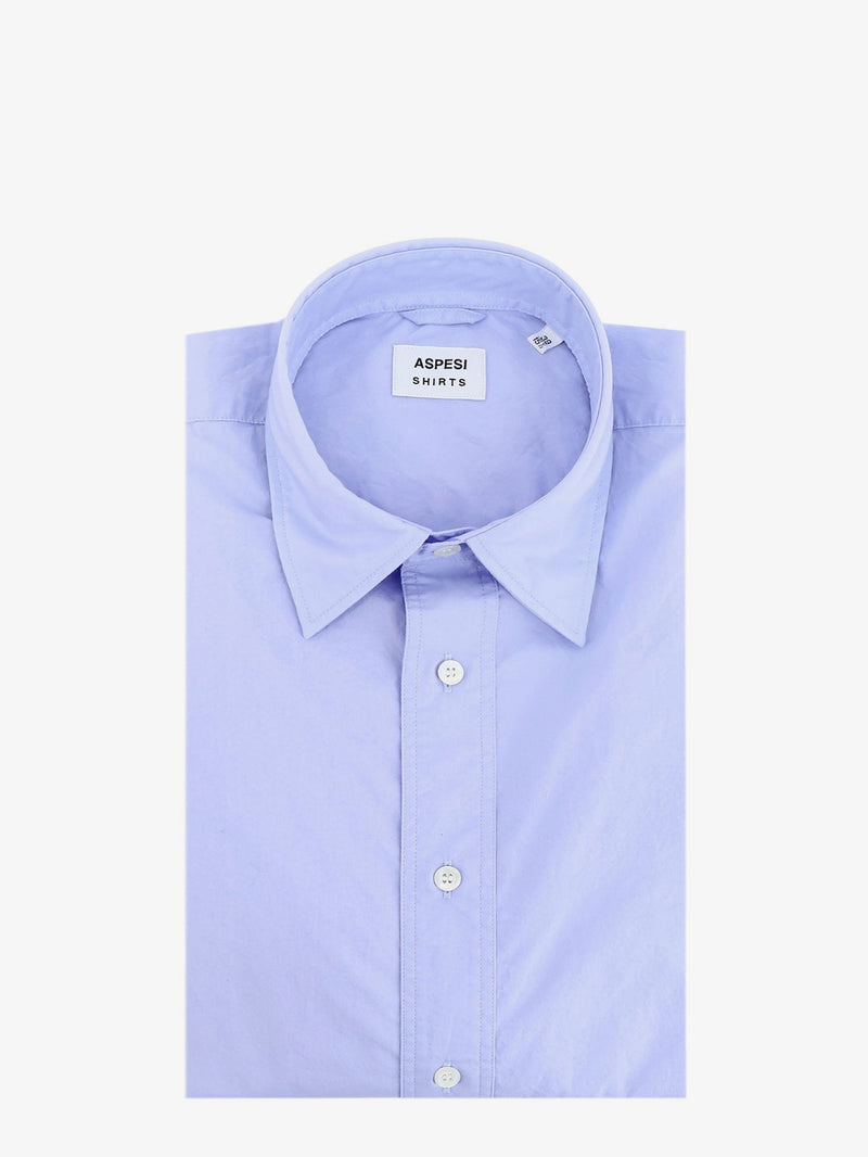 Aspesi Aspesi Fred Cotton Shirt Blue Men - World Class Fashion