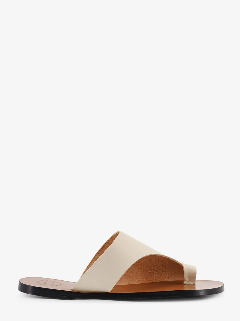 Atp Atelier Atp Atelier Rosa Leather Sandals Beige - World Class Fashion