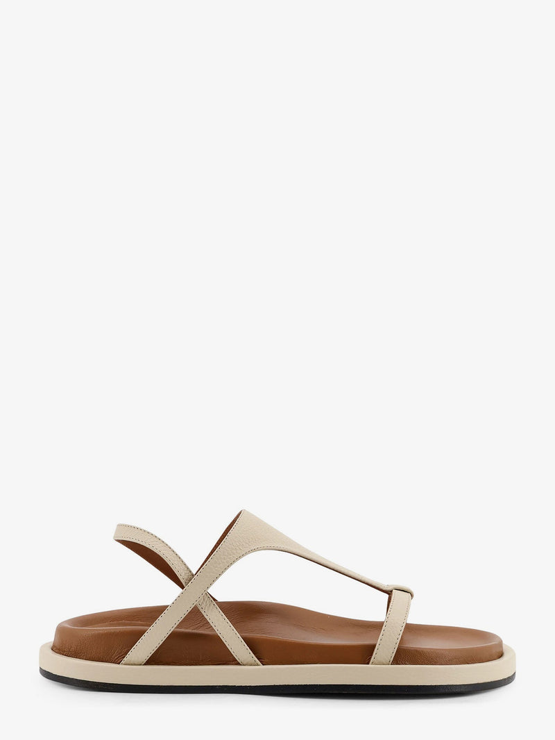 Atp Atelier Atp Atelier Ultimo Leather Sandals Beige - World Class Fashion