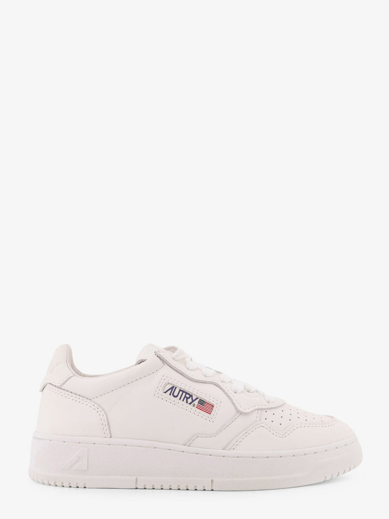 Autry Zapatillas bajas de piel Autry Medalist para mujer, color blanco - World Class Fashion