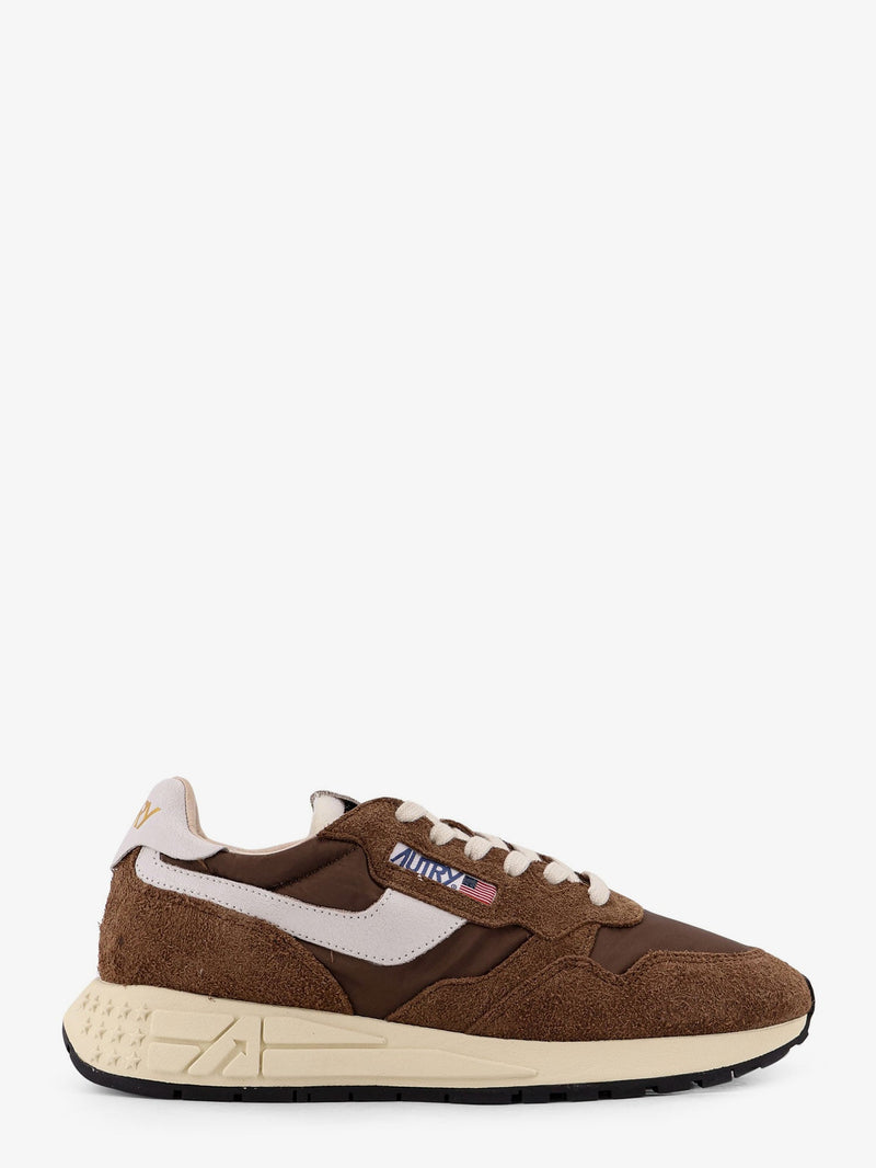 Autry Zapatillas bajas Autry Reelwind de ante, color marrón - World Class Fashion