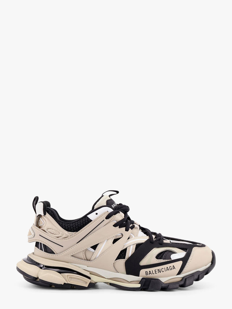 Balenciaga Balenciaga Mesh and Rubber Track Sneakers Beige - World Class Fashion