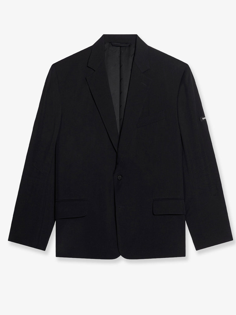 Balenciaga Balenciaga Washed Viscose Blazer Black Women - World Class Fashion