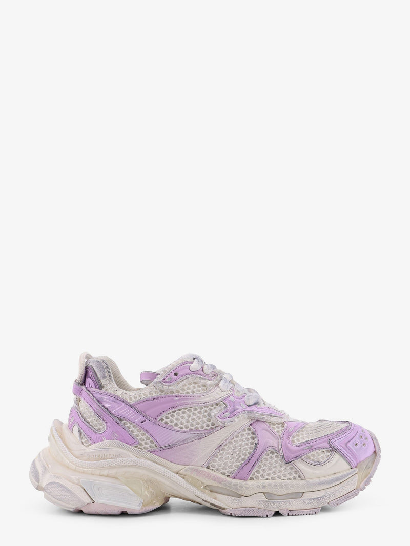 Balenciaga Balenciaga Nylon and Mesh Runner 2 Sneakers White - World Class Fashion
