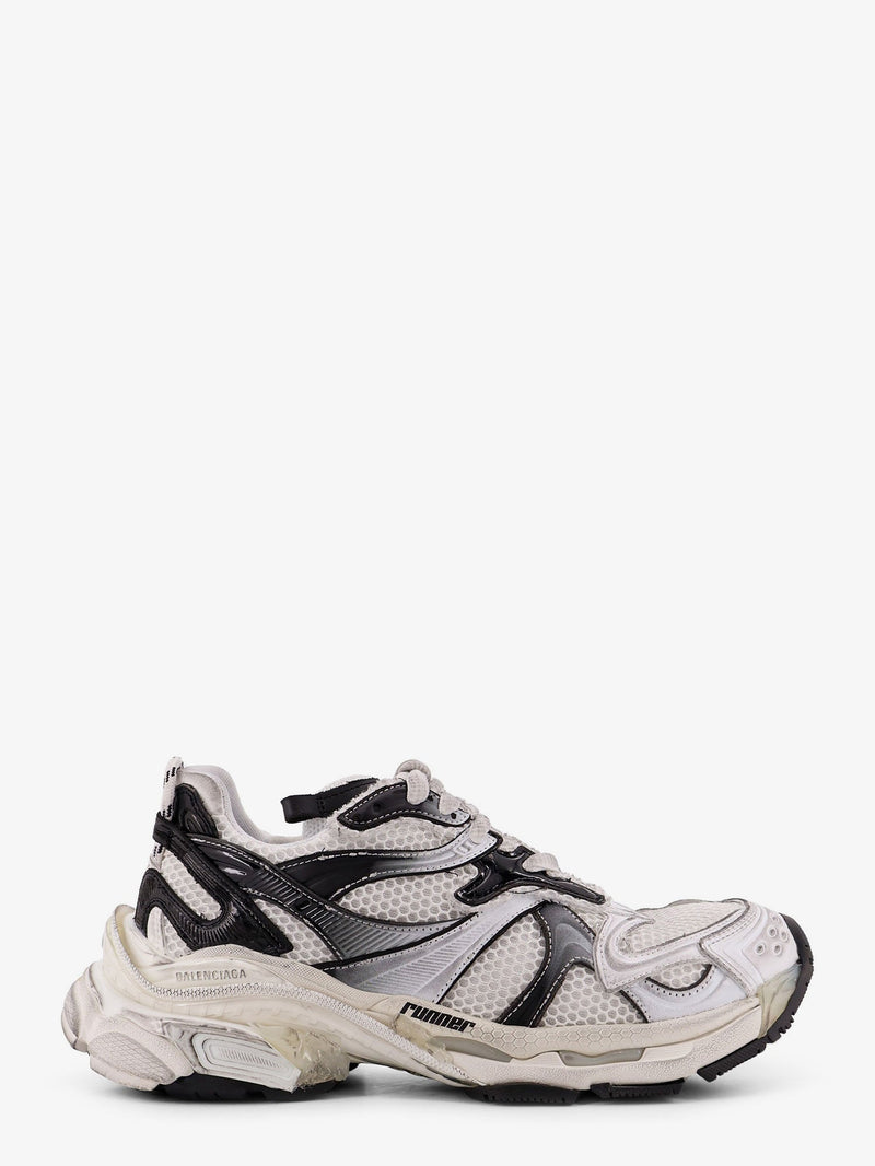 Balenciaga Balenciaga Mesh And Nylon Runner 2 Sneakers Grey - World Class Fashion