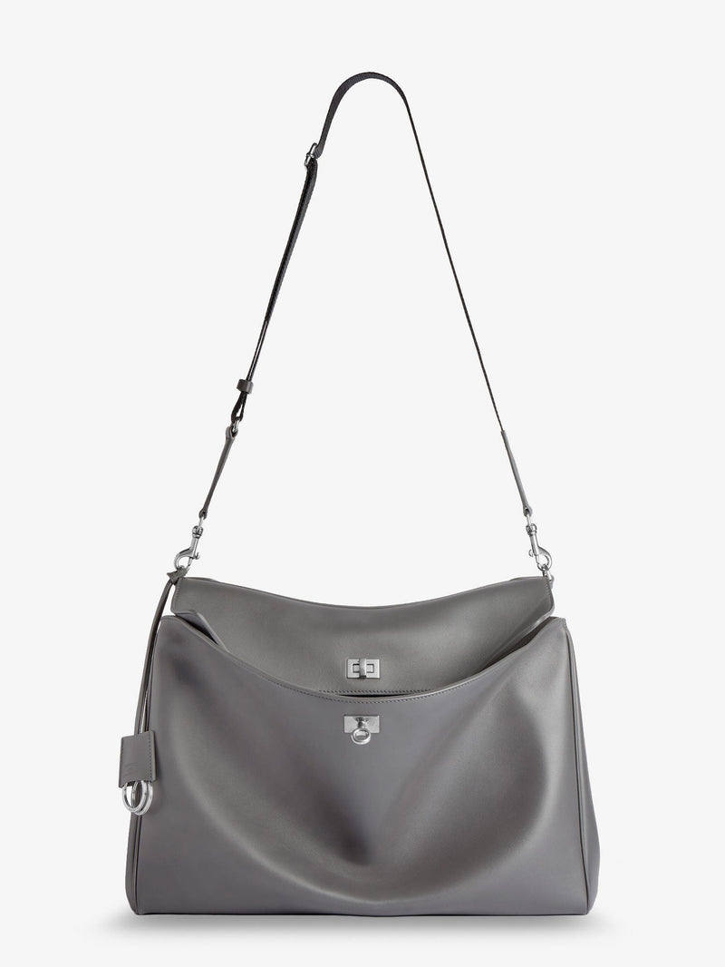Balenciaga Balenciaga Rodeo Messenger Leather Crossbody Bag Black - World Class Fashion