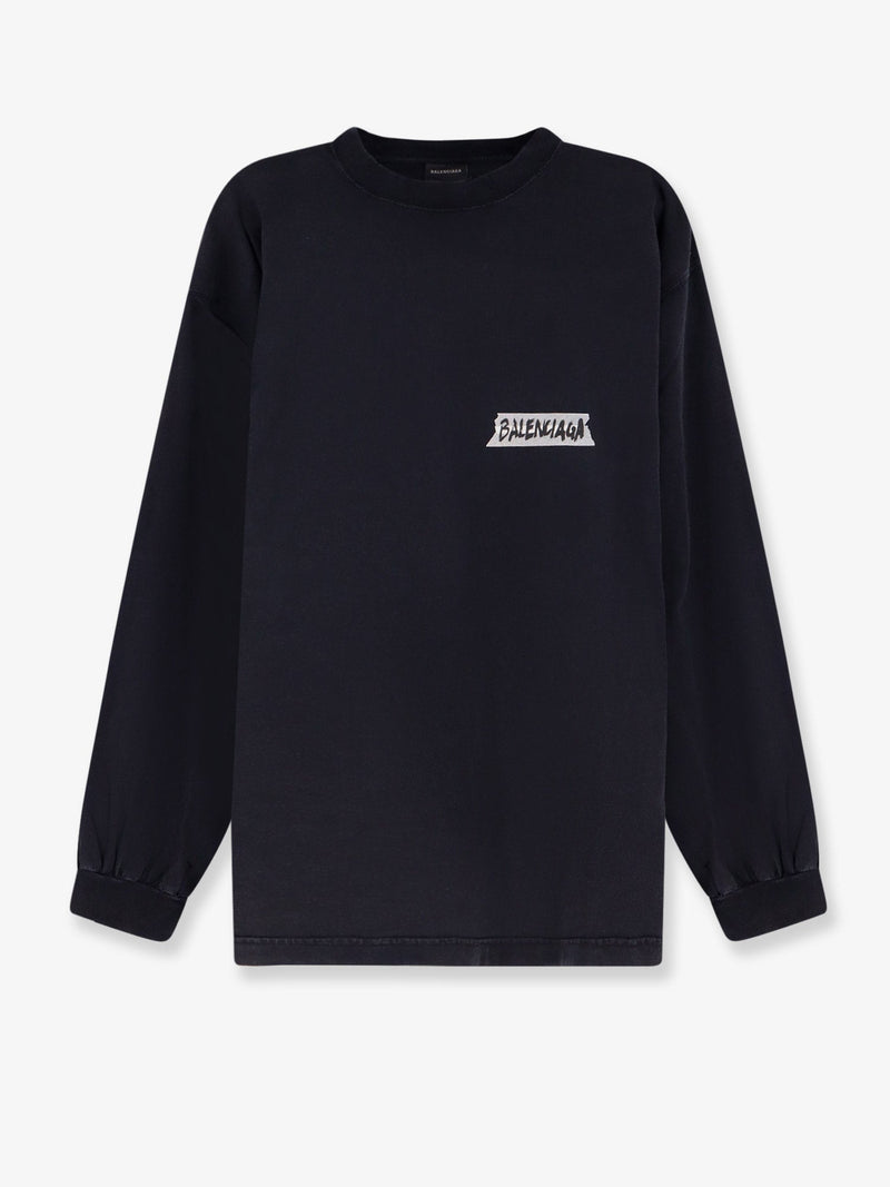 Balenciaga Balenciaga Cotton Sweatshirt Black Men - World Class Fashion